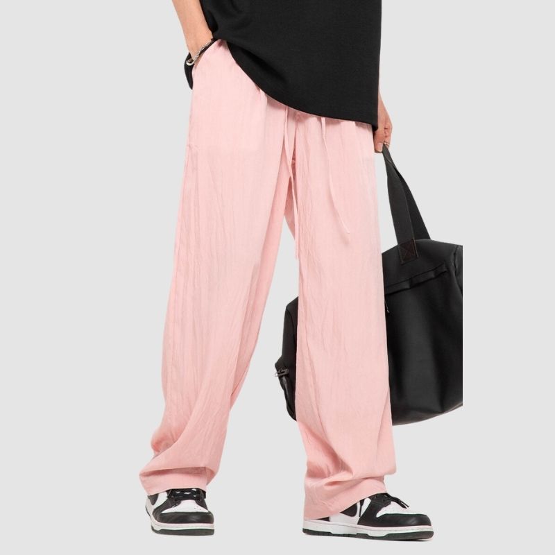 Simple Straight Leg Yamamoto Pants Apricot / 2XL