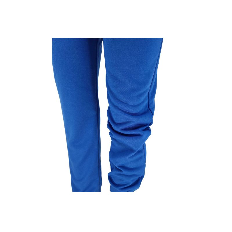 Crew Neck Sweatshirt & Drawstring Pant Set Red / S