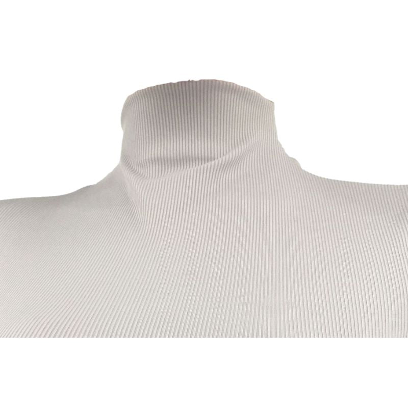 Solid Color Knit Jumpsuits White / 2XL
