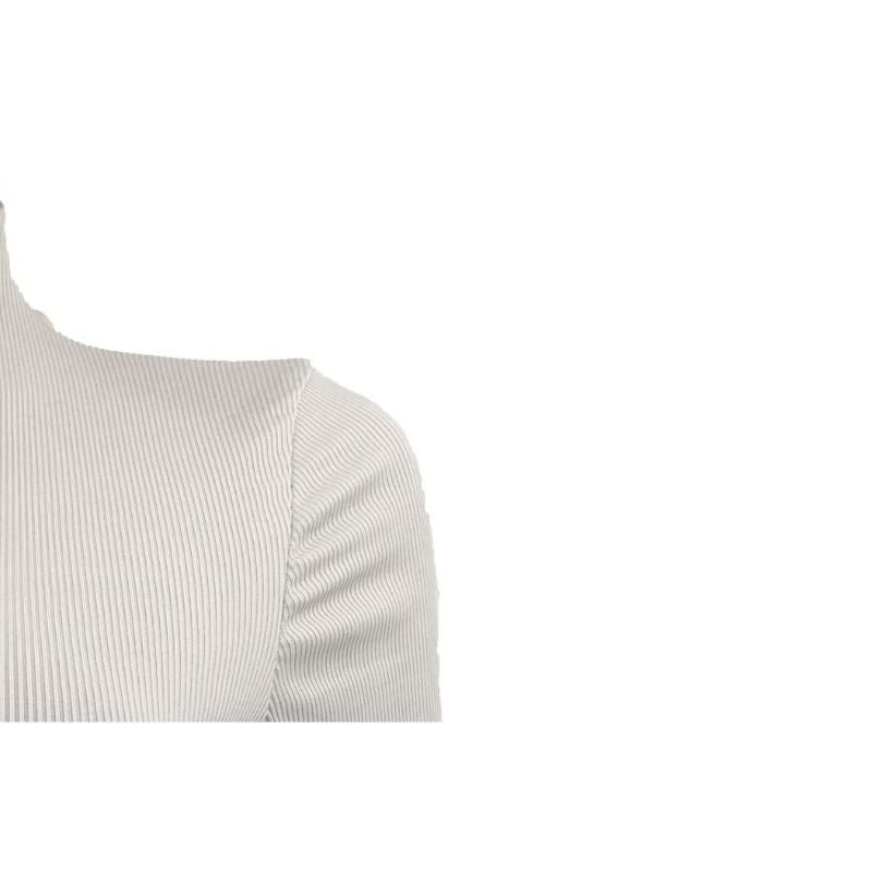 Solid Color Knit Jumpsuits White / 3XL
