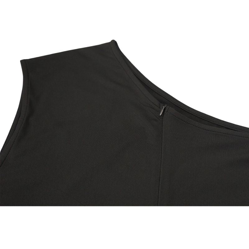 Plus Size High Waist Wide Leg Jumpsuits Black / XL