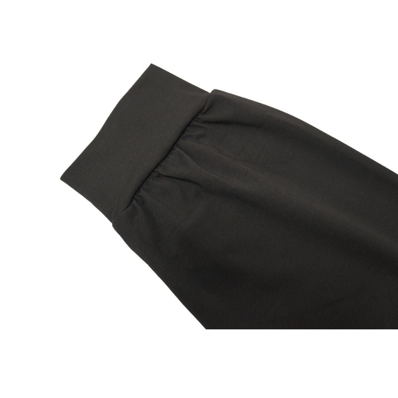 Plus Size High Waist Wide Leg Jumpsuits Black / 2XL