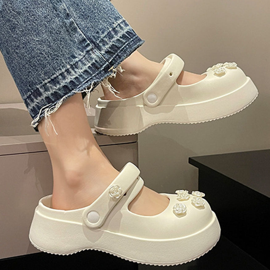 Lolita Rose Decor Mary Jane Shoes Pink / EU:35-36:US Women's 4-5.5