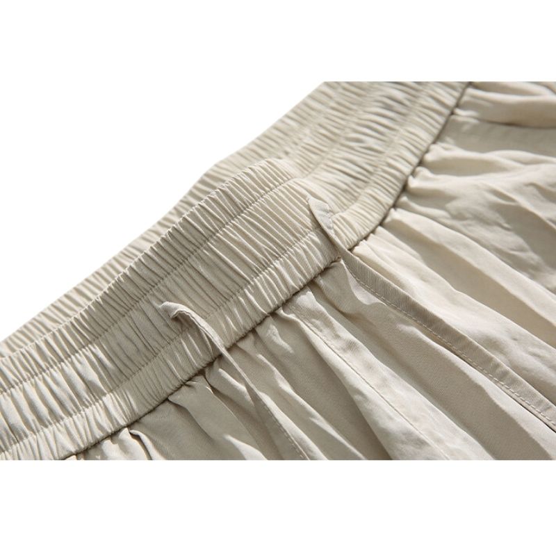 Simple Straight Leg Yamamoto Pants Grey / XL