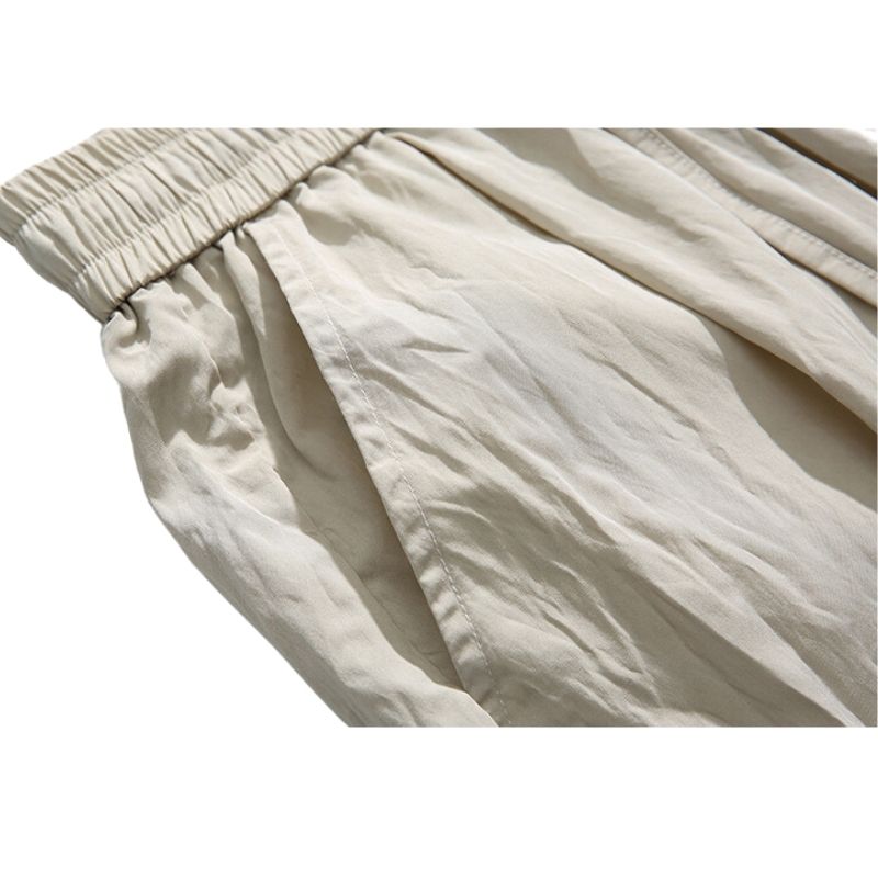 Simple Straight Leg Yamamoto Pants Grey / 2XL