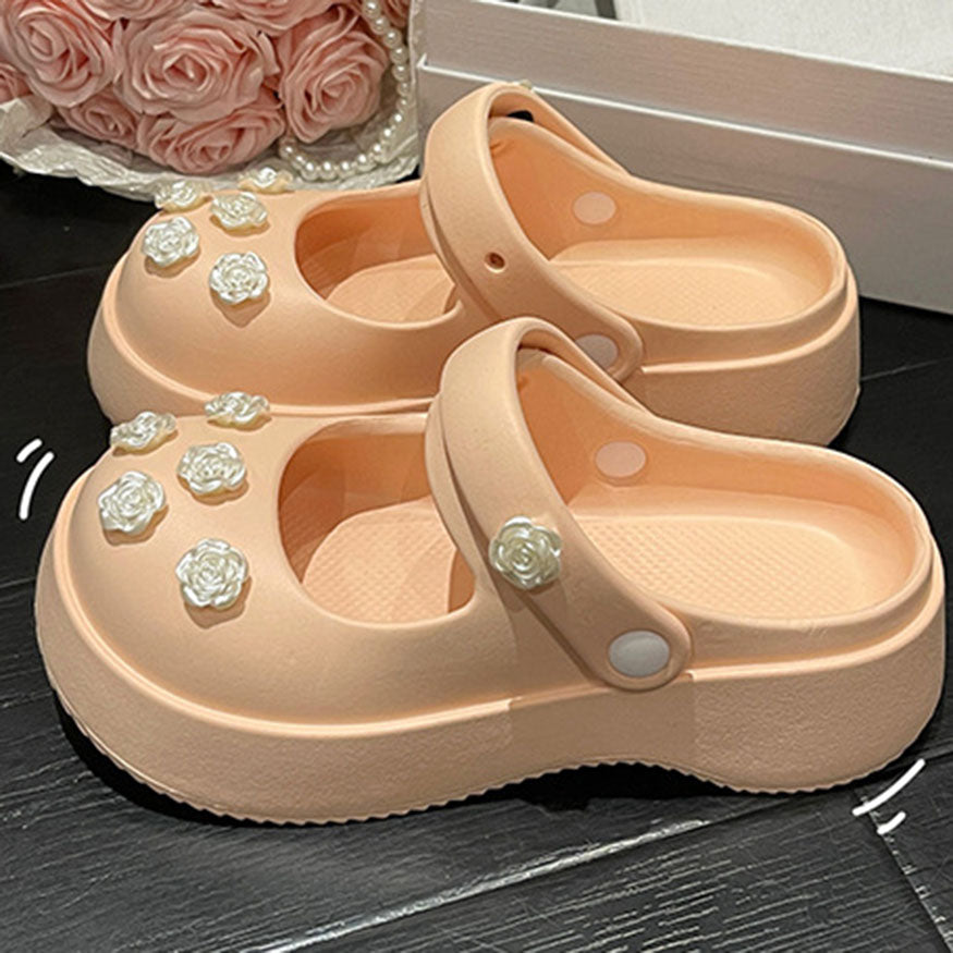 Lolita Rose Charm Mary Jane Shoes Black / EU:35-36:US Women's 4-5.5