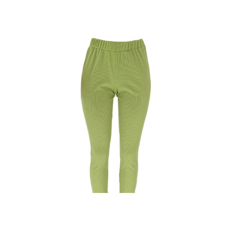 Solid Color Casual Pants Three Piece Set Khaki / M