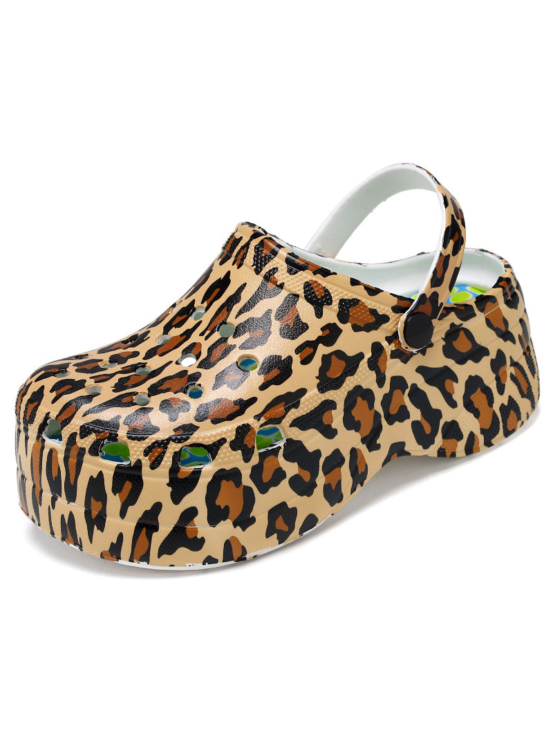 Casual Thick Sole Hole Sandals Camo / 9/9.5