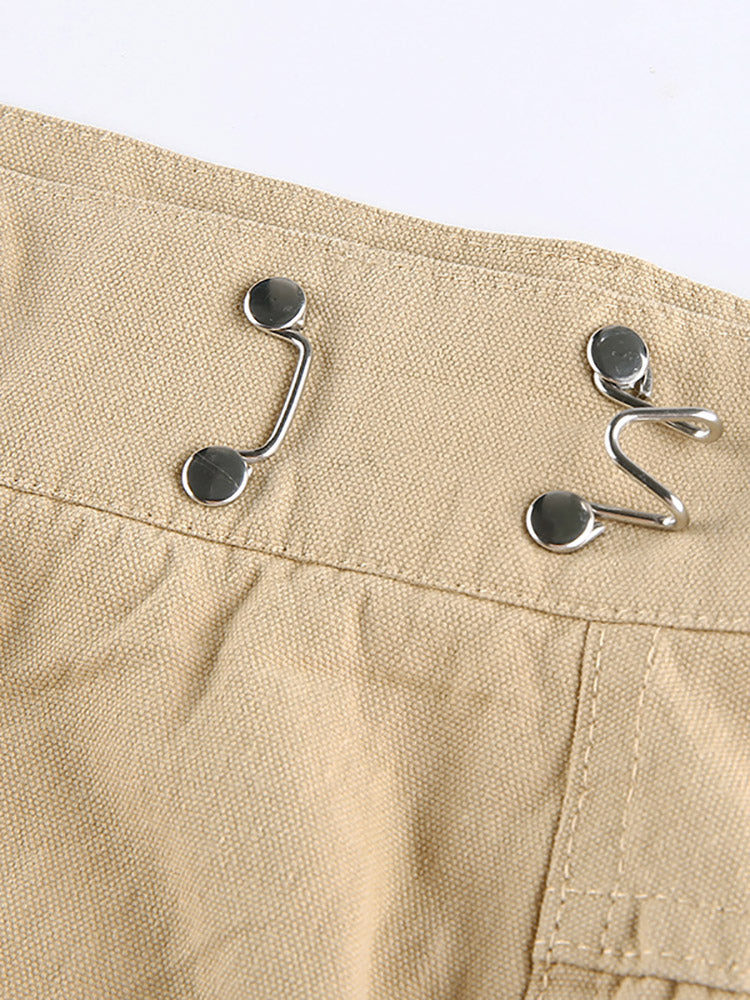 Cargo Loose Fit Pants Black / L