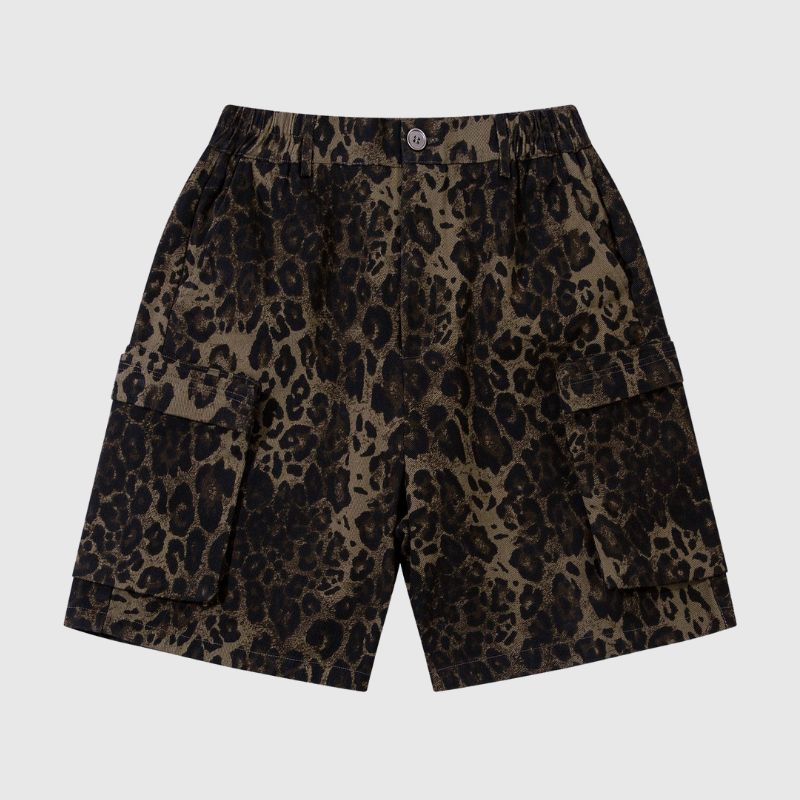 Leopard Cargo Shorts Leopard / S
