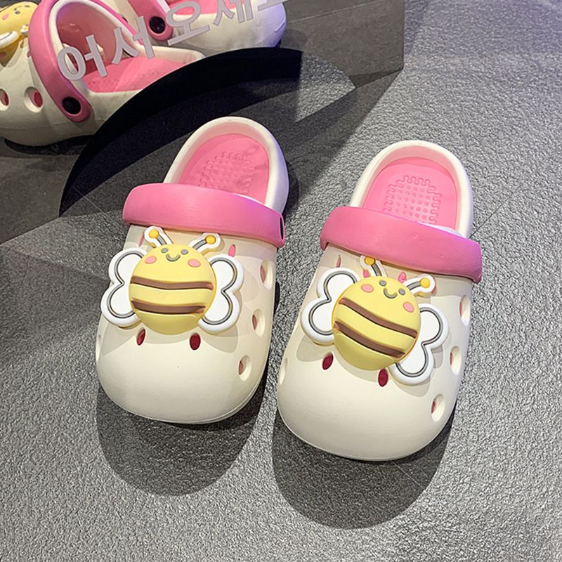 Cute Little Bee Garden Clog Black / EU:37:US Women's 6-6.5