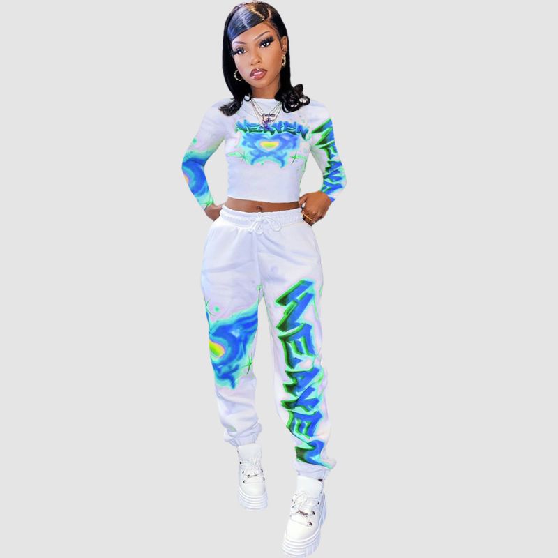 Digital Printed Sports Set Rose / L