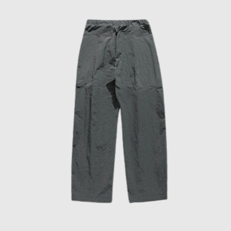 Water-Repellent Belted Yamamoto Pants Black / L
