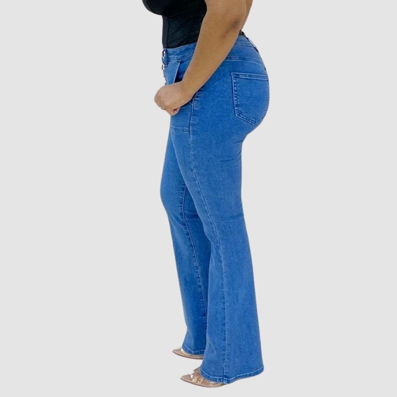 Pocket Patch Highly Elasticity Jeans Blue / M
