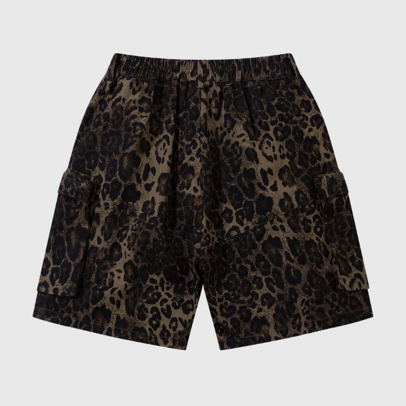 Leopard Cargo Shorts Leopard / M