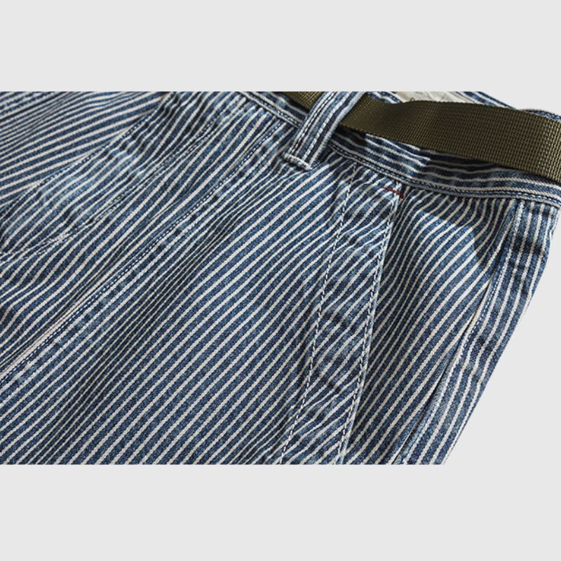 Loose Stripe Cargo Jorts Blue / L