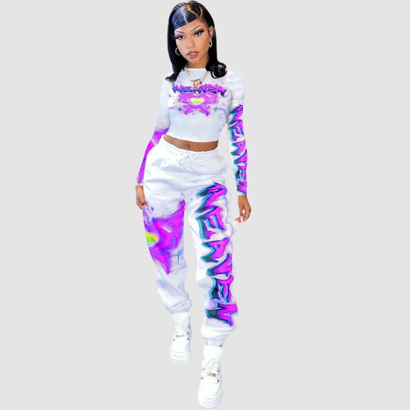Digital Printed Sports Set Blue / S