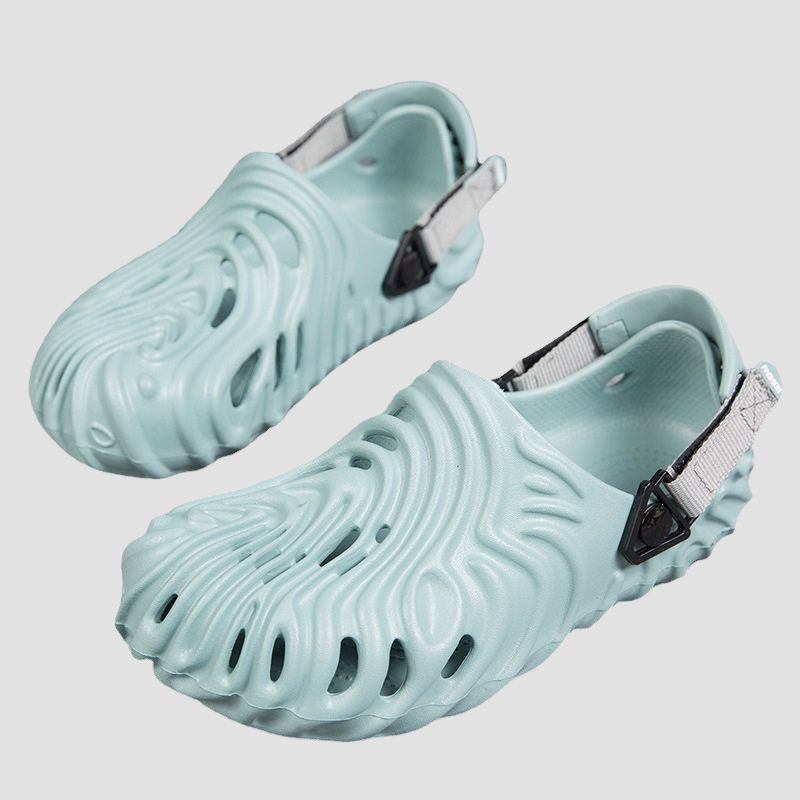 Solid Color Casual Beach Clogs Blue / EU:43:US Women's 12-12.5 Men's 9.5-10