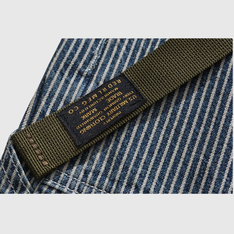 Loose Stripe Cargo Jorts Blue / XL