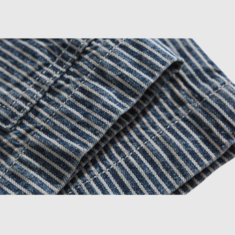 Loose Stripe Cargo Jorts Blue / 2XL