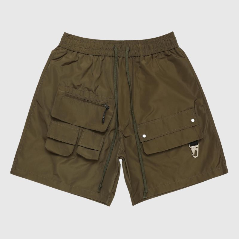 Outdoor Solid Cargo Shorts Grey / L