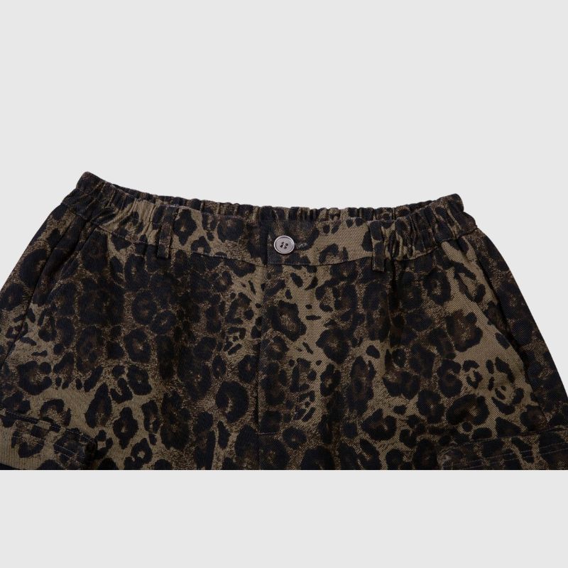 Leopard Cargo Shorts Leopard / 2XL