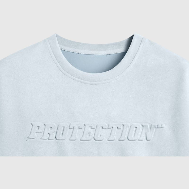 Solid Suede Tee Set Apricot / S