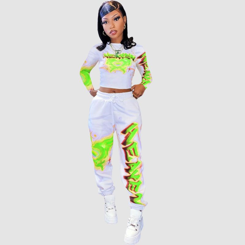 Digital Printed Sports Set Blue / M