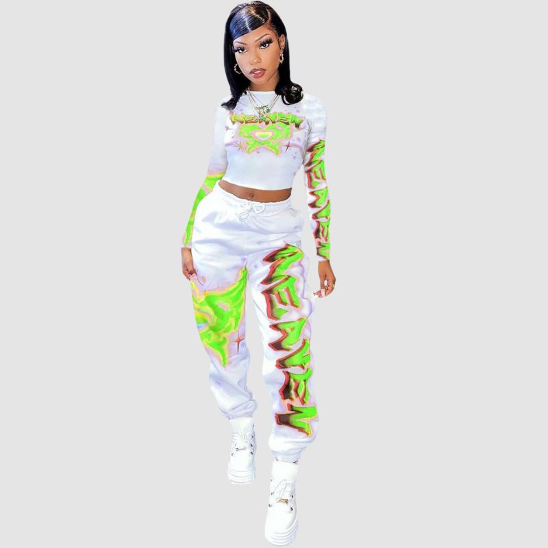 Digital Printed Sports Set Blue / L