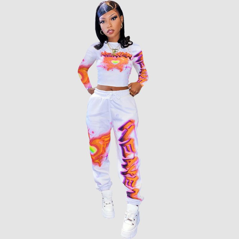 Digital Printed Sports Set Blue / XL