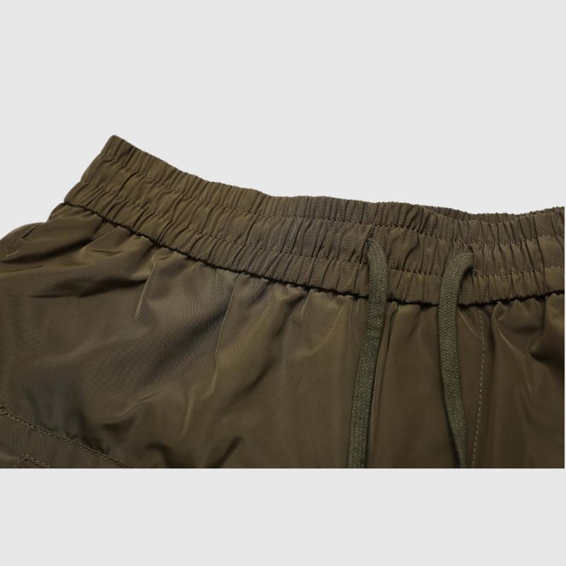 Outdoor Solid Cargo Shorts Green / L