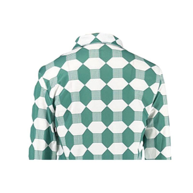 Geometric Printed Shirt Set Black / L