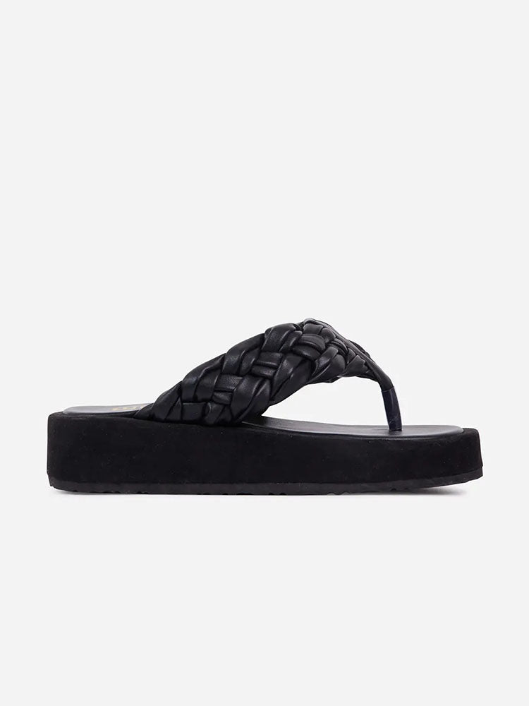 Casual Braided Flip-Flops Sandals Orange / 10.5/11