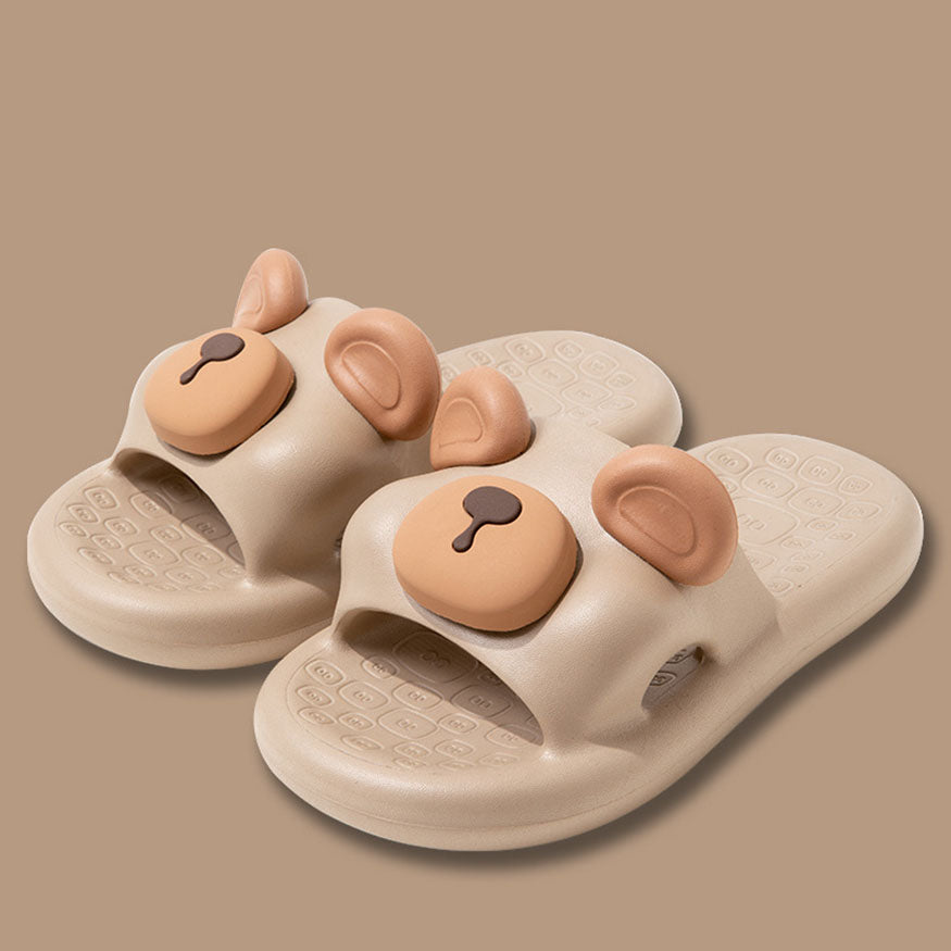 Cute Animal Shape Slides White / EU:38-39:US Women's 7-8.5 Men's 4.5-6