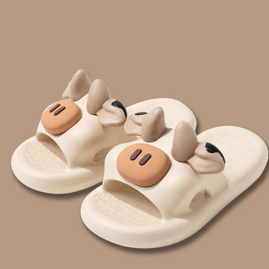 Cute Animal Shape Slides White / EU:36-37:US Women's 5-6.5