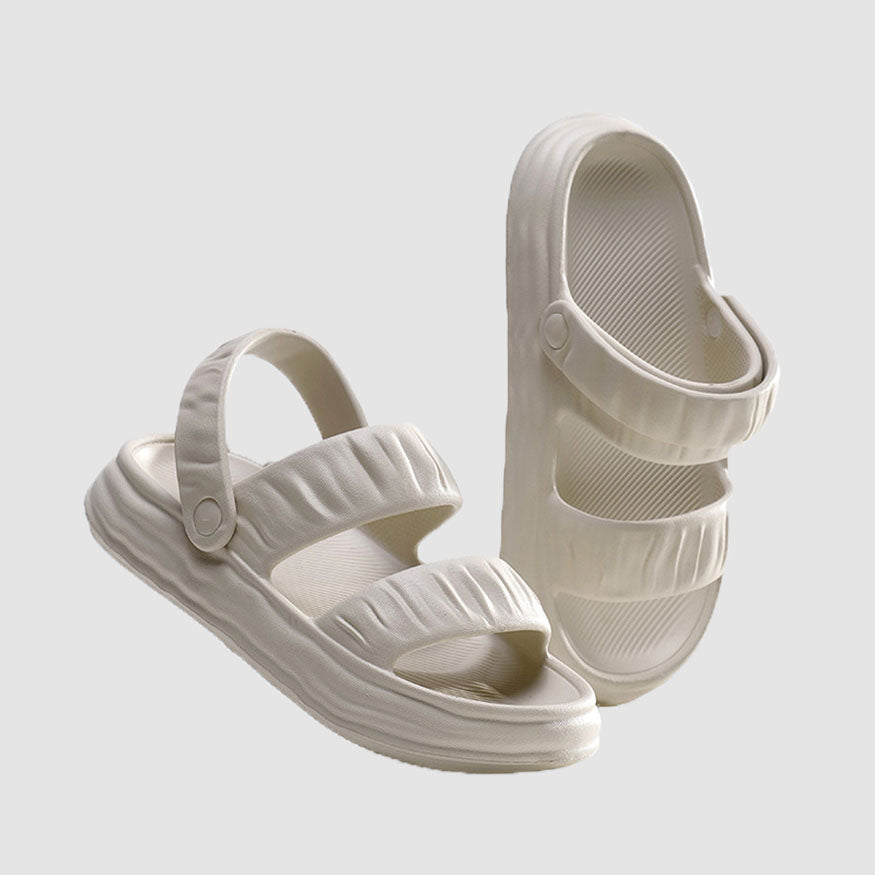 Vegetable Texture Sandals Beige / EU:34-35:US Women's 4-4.5