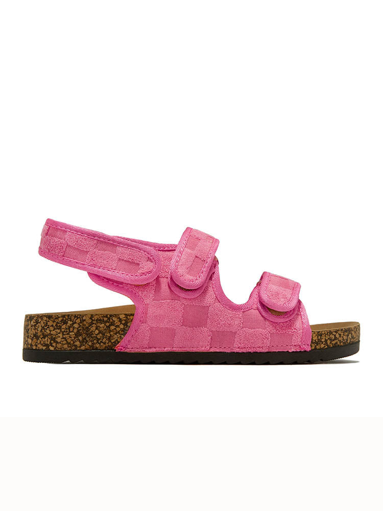 Velcro Flat Sandals Rose / 9/9.5