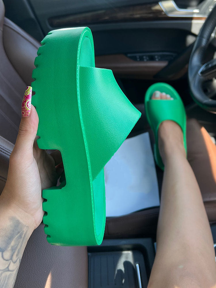 EVA Platform Sandals Black / 9/9.5