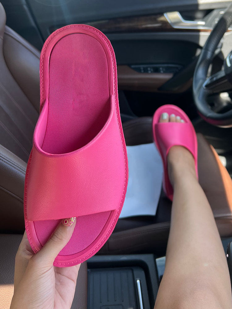 EVA Platform Sandals Rose / 6.5/7