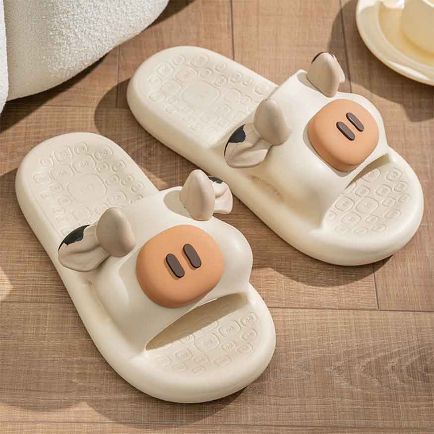Cute Cartoon Animal Casual Slippers Pink / 36-37