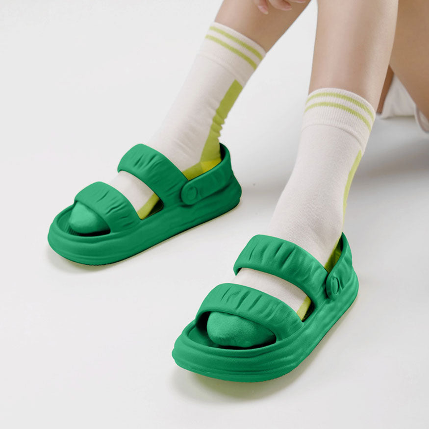 Vegetable Texture Sandals BV Green / EU:36-37:US Women's 5-6.5