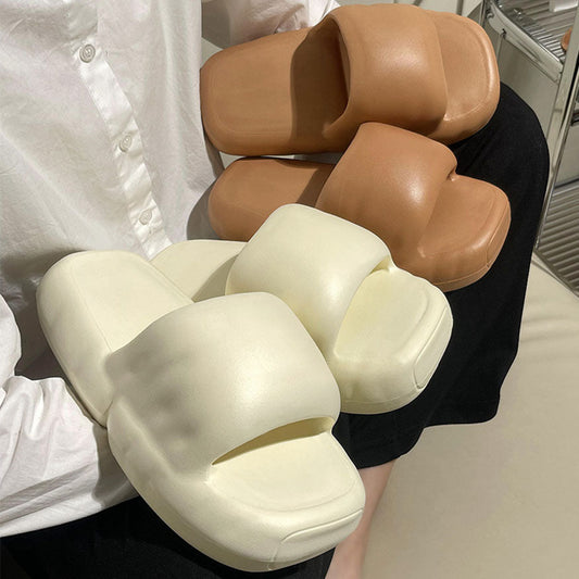 Casual Chunky Sole Slides Rose / EU:36-37:US Women's 5-6.5