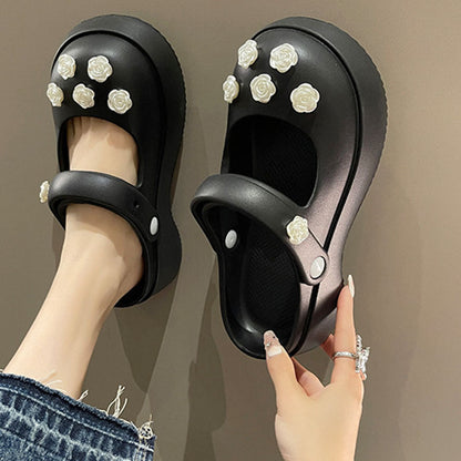 Lolita Rose Charm Mary Jane Shoes Purple / EU:35-36:US Women's 4-5.5