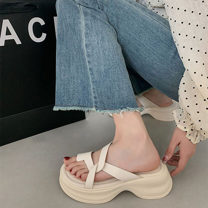 Chic Simple Twist Sandals Beige / EU:38:US Women's 7-7.5 Men's 4.5-5