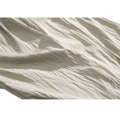 Simple Straight Leg Yamamoto Pants Brown / L