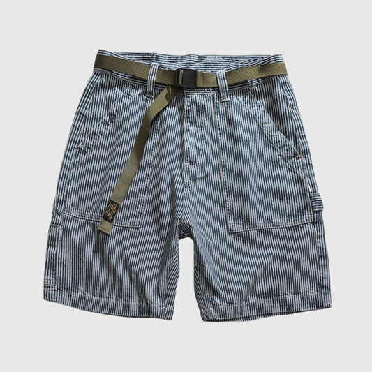 Loose Stripe Cargo Jorts Blue / S