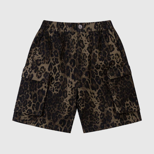 Leopard Cargo Shorts Leopard / S
