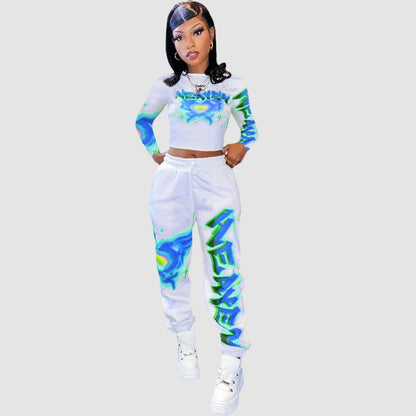 Digital Printed Sports Set Rose / L