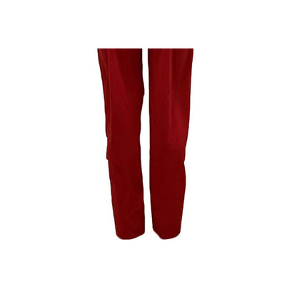 Hollow Out Design Pant Set Brown / L