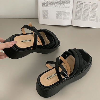 Vintage Cross Sandals White / EU:35:US Women's 4-4.5